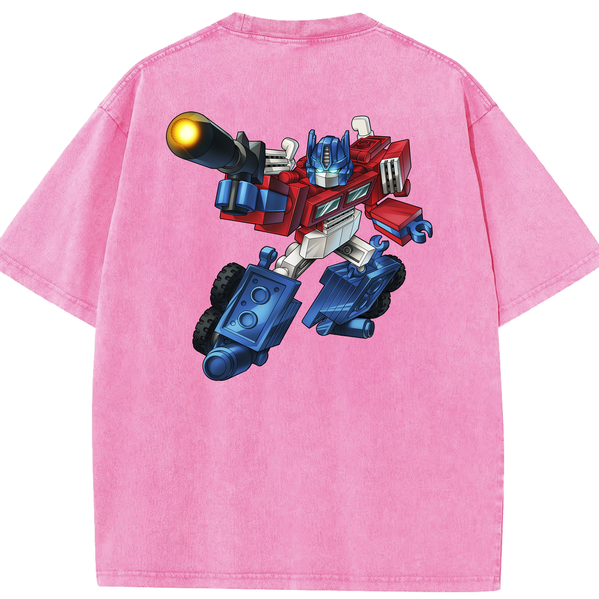 （画像用）  綿100% ヴィンテージ風 半袖Tシャツ（背面プリント）